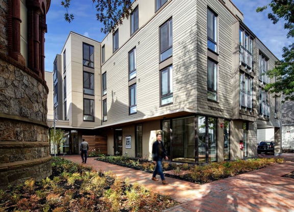 Safe Outdoor Walking Paths at Saint James Place, Cambridge, MA 02140